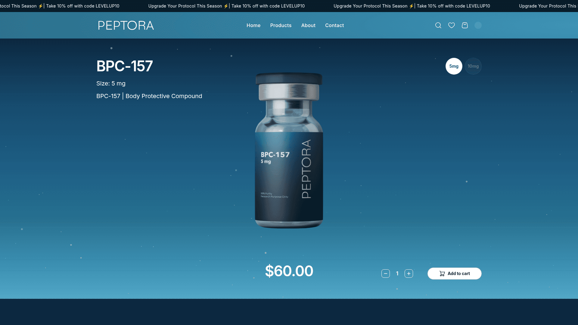 Peptora Labs — E-commerce Platform