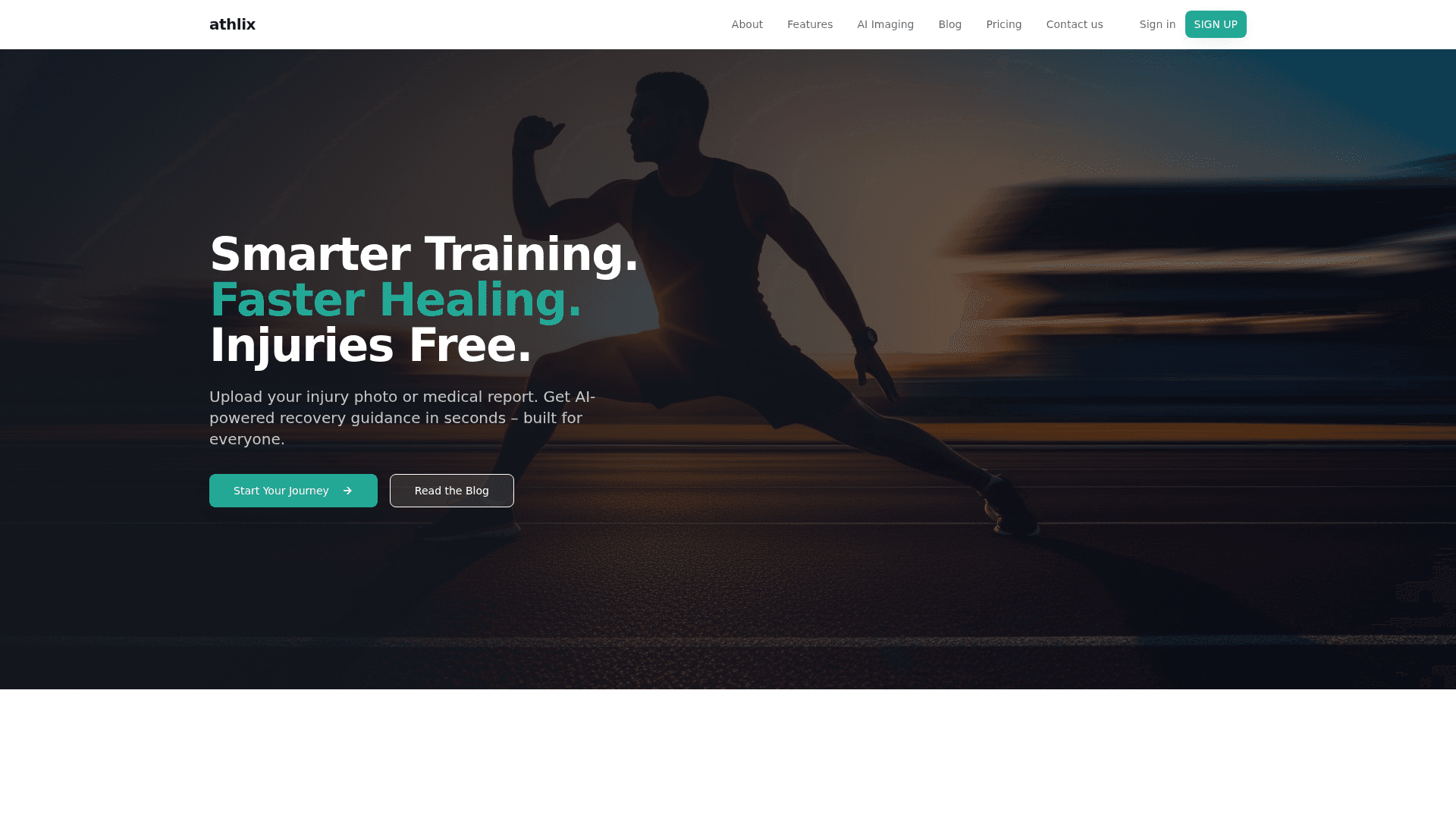 Athlix — AI Recovery & Injury Prevention